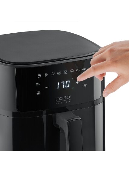 Caso Designer Air Fryer | AirFry 6.0 | Power 1700 W | Capacity 6 L | Black 1 Caso Designer Air Fryer | AirFry 6.0 | Power 1700 W | Capacity 6 L | Black 1