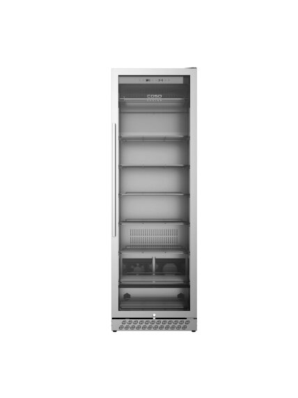 Caso | Dry aging cabinet with compressor technology | DryAged Master 380 Pro | Energy efficiency class Not apply | Food-ageing cabinet with compressor technology | Free standing | Bottles capacity Not apply | Cooling type  Compressor technology | Stainles