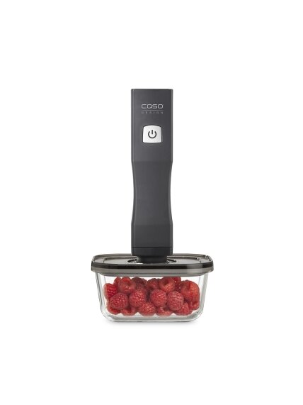 Caso | Glass Vacuum Containers with Plastic Lid (2 pcs) | VacuBoxx Eco-Duo S | Transparent 3 Caso | Glass Vacuum Containers with Plastic Lid (2 pcs) | VacuBoxx Eco-Duo S | Transparent 3