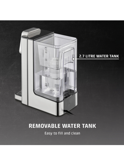 Caso HW 666 Inox | Turbo Hot Water Dispenser | Electric | 2200-2600 W | 2.7 L | Plastic/Stainless Steel | Stainless steel/Black 6 Caso HW 666 Inox | Turbo Hot Water Dispenser | Electric | 2200-2600 W | 2.7 L | Plastic/Stainless Steel | Stainless steel/Black 6