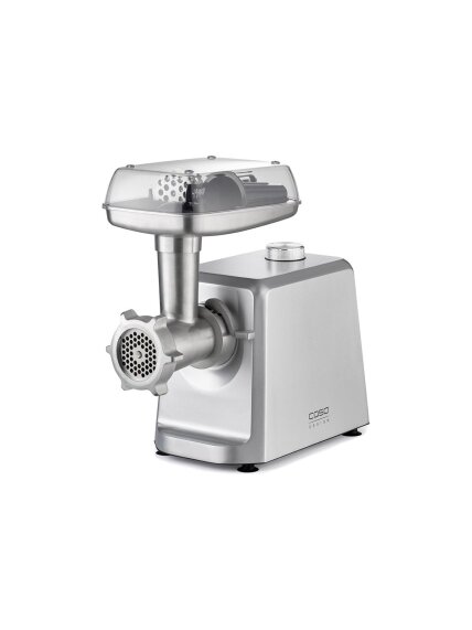 Caso | Meat Mincer | FW 2500 | Stainless Steel | 2500 W | Number of speeds 2 | Throughput (kg/min) 2.5 | 3 stainless steel cutting plates (3 mm, 5 mm and 8 mm), Sausage filler, Cookie attachment with 4 moulds, Stuffer Caso | Meat Mincer | FW 2500 | Stainless Steel | 2500 W | Number of speeds 2 | Throughput (kg/min) 2.5 | 3 stainless steel cutting plates (3 mm, 5 mm and 8 mm), Sausage filler, Cookie attachment with 4 moulds, Stuffer