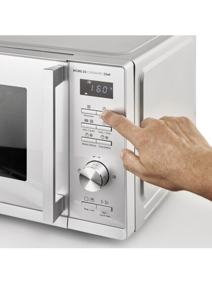 Caso | Microwave Oven | Chef HCMG 25 | Free standing | 900 W | Convection | Grill | Stainless Steel 2