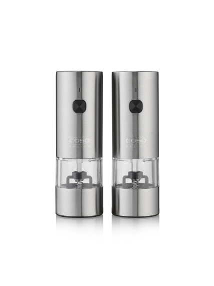 Caso Salt and Pepper Grinder | SpiceDuo | Electric | Housing material Stainless steel | Lithium 1 Caso Salt and Pepper Grinder | SpiceDuo | Electric | Housing material Stainless steel | Lithium 1