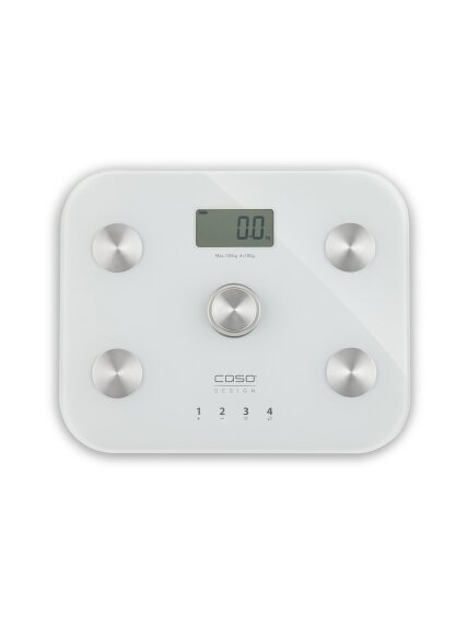 Caso | Scale | BodyEnergy Fit | Maximum weight (capacity) 150 kg | Accuracy 100 g | White 1 Caso | Scale | BodyEnergy Fit | Maximum weight (capacity) 150 kg | Accuracy 100 g | White 1