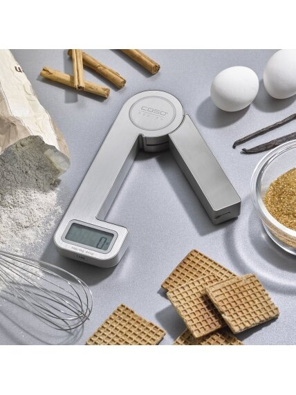 Caso | Scales | KitchenEcostyle | Maximum weight (capacity) 5 kg | Graduation 1 g | Display type LCD | Stainless steel 6