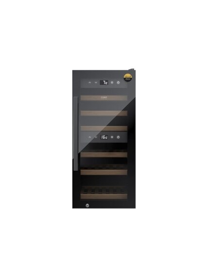 Caso | Smart Wine Cooler | WineExclusive 24 | Energy efficiency class G | Showcase | Bottles capacity 24 bottles | Cooling type Compressor technology | Black