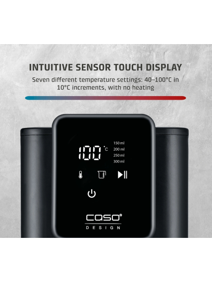 Caso Turbo Hot Water Dispenser | HW 616 | Water Dispenser | 2600 W | 2.5 L | Plastic/Stainless Steel | Black/Stainless Steel 4 Caso Turbo Hot Water Dispenser | HW 616 | Water Dispenser | 2600 W | 2.5 L | Plastic/Stainless Steel | Black/Stainless Steel 4