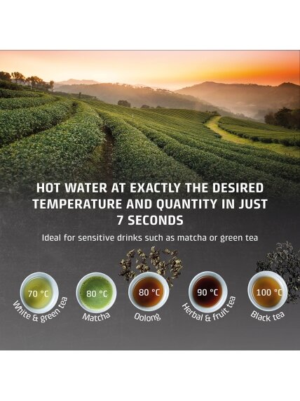 Caso Turbo hot water dispenser | HW 620 | Water Dispenser | 2600 W | 2.5 L | Plastic/Stainless Steel | Black/Stainless Steel 6 Caso Turbo hot water dispenser | HW 620 | Water Dispenser | 2600 W | 2.5 L | Plastic/Stainless Steel | Black/Stainless Steel 6