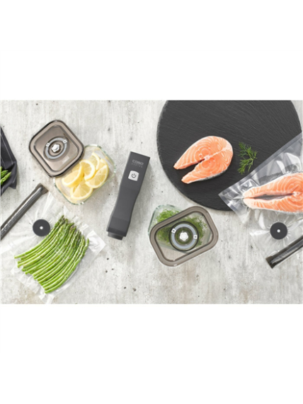 Caso | Vacu OneTouch Vacuum sealer Eco-Set | Black 6 Caso | Vacu OneTouch Vacuum sealer Eco-Set | Black 6