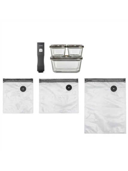 Caso | Vacu OneTouch Vacuum sealer Eco-Set | Black 1