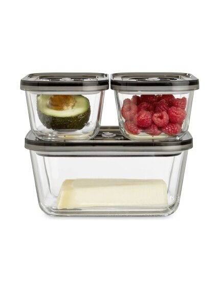 Caso VacuBoxx Eco Set | Caso | VacuBoxx Eco Set | 1177 | 3 | Transparent Caso VacuBoxx Eco Set | Caso | VacuBoxx Eco Set | 1177 | 3 | Transparent