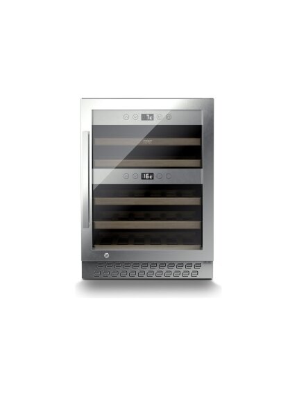 Caso | Wine cooler | WineChef Pro 40 | Energy efficiency class G | Showcase | Free standing | Bottles capacity Up to 40 bottles | Cooling type Compressor technology | Stainless steel/Black Caso | Wine cooler | WineChef Pro 40 | Energy efficiency class G | Showcase | Free standing | Bottles capacity Up to 40 bottles | Cooling type Compressor technology | Stainless steel/Black