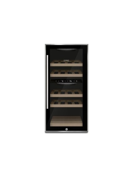 Caso | Wine cooler | WineComfort 24 | Energy efficiency class G | Showcase | Bottles capacity 24 bottles | Cooling type Compressor technology | Black