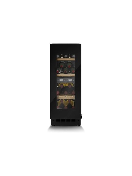 Caso Wine cooler | WineDeluxe WDU 18 | Energy efficiency class F | Built-in | Bottles capacity 18 | Black Caso Wine cooler | WineDeluxe WDU 18 | Energy efficiency class F | Built-in | Bottles capacity 18 | Black