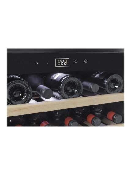 Caso | Wine cooler | WineSafe 18 EB | Energy efficiency class G | Built-in | Bottles capacity 18 bottles | Cooling type Compressor technology | Black 4 Caso | Wine cooler | WineSafe 18 EB | Energy efficiency class G | Built-in | Bottles capacity 18 bottles | Cooling type Compressor technology | Black 4