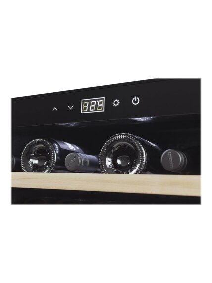 Caso | Wine cooler | WineSafe 18 EB | Energy efficiency class G | Built-in | Bottles capacity 18 bottles | Cooling type Compressor technology | Black 6 Caso | Wine cooler | WineSafe 18 EB | Energy efficiency class G | Built-in | Bottles capacity 18 bottles | Cooling type Compressor technology | Black 6