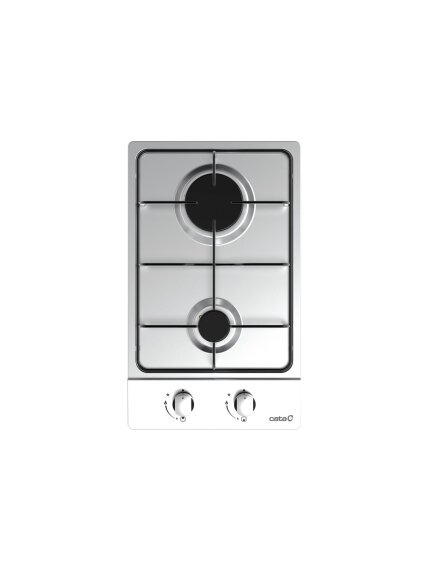 CATA | Hob | GI 3002 X | Gas | Number of burners/cooking zones 2 | Rotary knobs | Stainless steel CATA | Hob | GI 3002 X | Gas | Number of burners/cooking zones 2 | Rotary knobs | Stainless steel