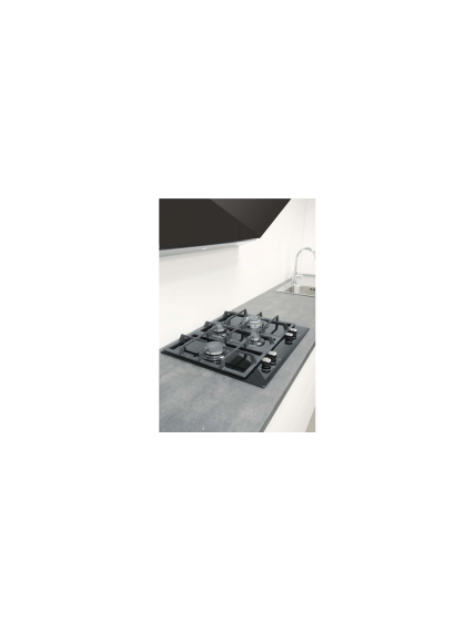 CATA | Hob | LCI 6031 B | Gas on glass | Number of burners/cooking zones 4 | Rotary knobs | Black 1