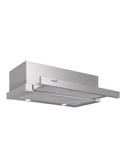 CATA Hood | EXTENDER 600 | Telescopic | Energy efficiency class C | Width 60 cm | 390 m³/h | Mechanical | ECOLED | Stainless Steel