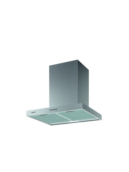 CATA Hood | S PLUS 6010 X | Wall mounted | Energy efficiency class C | Width 60 cm | 637 m³/h | Mechanical | LED | Inox