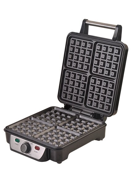Camry | Waffle maker | CR 3025 | 1150 W | Number of pastry 4 | Belgium | Black/Stainless steel 8 Camry | Waffle maker | CR 3025 | 1150 W | Number of pastry 4 | Belgium | Black/Stainless steel 8