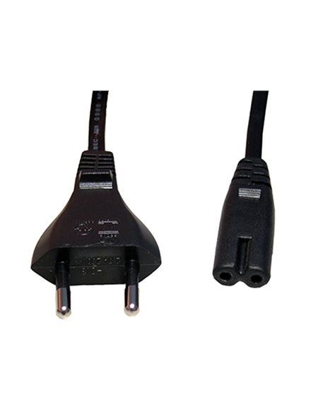 Cablexpert | Power cord (C7), VDE approved | PC-184-075-1.8M | Black | CEE 7/16 to C7