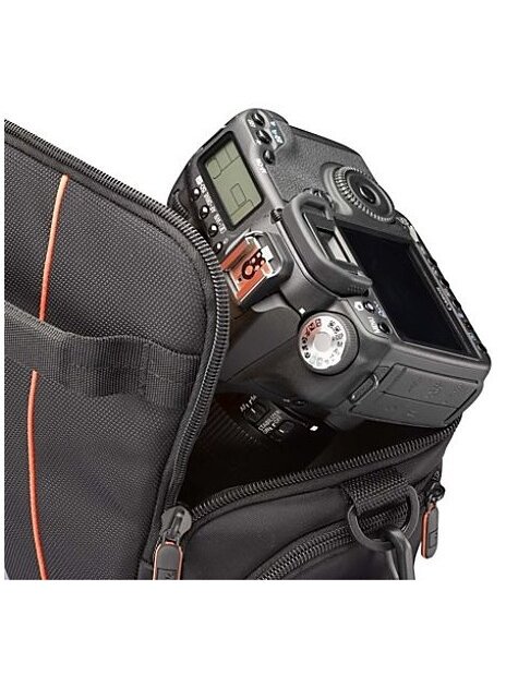 Case Logic | DCB-306 SLR Camera Bag | Black | * Designed to fit an SLR camera with standard zoom lens attached * Internal zippered pocket stores memory cards, filter or lens cloth * Side zippered pockets store an extra battery, cables, lens cap, or small 7 Case Logic | DCB-306 SLR Camera Bag | Black | * Designed to fit an SLR camera with standard zoom lens attached * Internal zippered pocket stores memory cards, filter or lens cloth * Side zippered pockets store an extra battery, cables, lens cap, or small 7