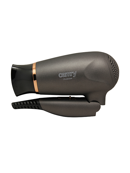 Camry | Hair Dryer | CR 2261 | 1400 W | Number of temperature settings 2 | Metallic Grey/Gold 1