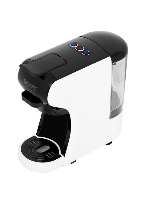 Camry | Multi-capsule Espresso machine | CR 4414 | Pump pressure 19 bar | Ground/Capsule | 1450 W | White/Black 4 Camry | Multi-capsule Espresso machine | CR 4414 | Pump pressure 19 bar | Ground/Capsule | 1450 W | White/Black 4
