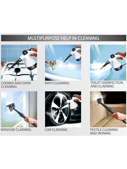 Camry | Steam cleaner | CR 7021 | Power 1100 W | Steam pressure 3.5 bar | Water tank capacity 0.35 L | White 12