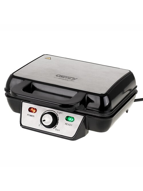 Camry | Waffle Maker | CR 3046 | 1600 W | Number of pastry 2 | Belgium | Black/Stainless Steel