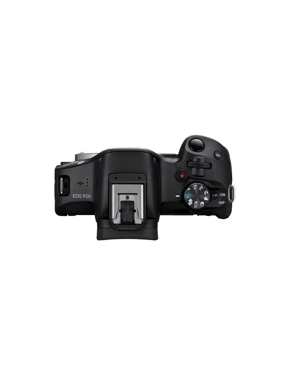 Canon | EOS R50 Mirrorless Camera Body (SIP) | Megapixel 24.2 MP | Image stabilizer | ISO sensitivity (max) 32000 | Display diagonal 2.95 " | Wi-Fi | Video recording | Automatic, manual | CMOS | Black 4 Canon | EOS R50 Mirrorless Camera Body (SIP) | Megapixel 24.2 MP | Image stabilizer | ISO sensitivity (max) 32000 | Display diagonal 2.95 " | Wi-Fi | Video recording | Automatic, manual | CMOS | Black 4