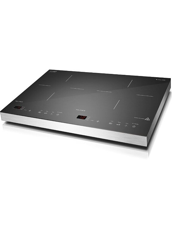 Caso | Free standing table hob | S-Line 3500 | Number of burners/cooking zones 2 | Sensor-Touch | Black | Induction 2 Caso | Free standing table hob | S-Line 3500 | Number of burners/cooking zones 2 | Sensor-Touch | Black | Induction 2