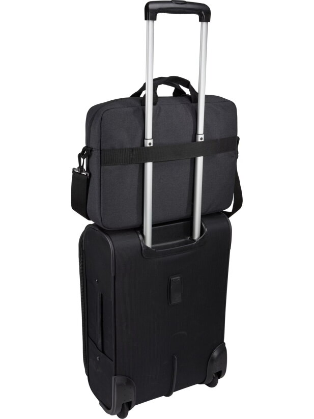 Case Logic | Huxton | Fits up to size 16 " | Laptop attaché | Shoulder strap | Black 6 Case Logic | Huxton | Fits up to size 16 " | Laptop attaché | Shoulder strap | Black 6