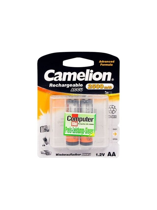 Camelion | AA/HR6 | 2500 mAh | Rechargeable Batteries Ni-MH | 2 pc(s)