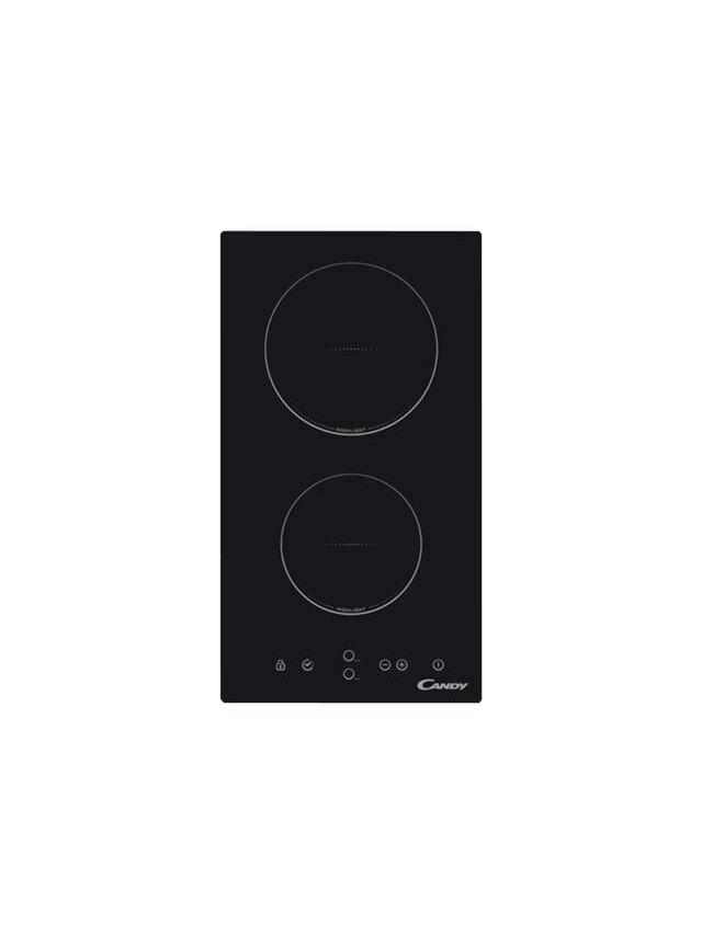 Candy | Domino | CDH 30 | Vitroceramic | Number of burners/cooking zones 2 | Touch | Timer | Black | Display Candy | Domino | CDH 30 | Vitroceramic | Number of burners/cooking zones 2 | Touch | Timer | Black | Display
