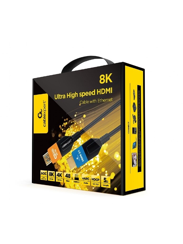 Cablexpert Active Optical (AOC) Ultra High speed HDMI cable with Ethernet AOC Series, 5 m | CC-HDMI8K-AOC-5M 2