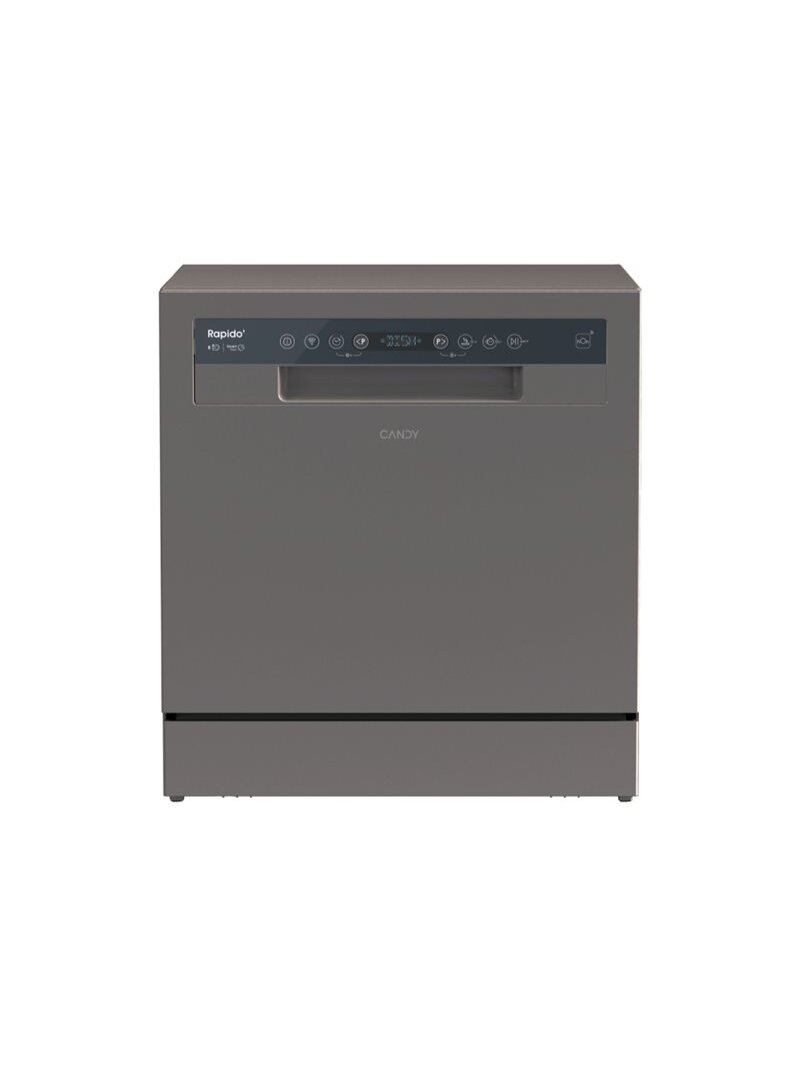 Candy Dishwasher | CP 8F9FFA | Free standing | Width 55 cm | Number of place settings 8 | Number of programs 8 | Energy efficiency class F | Display | Antracite Candy Dishwasher | CP 8F9FFA | Free standing | Width 55 cm | Number of place settings 8 | Number of programs 8 | Energy efficiency class F | Display | Antracite