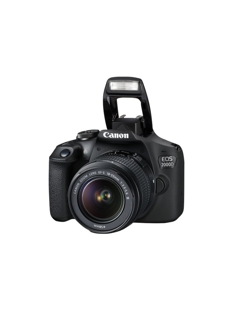 Canon | EOS | 2000D 18-55 III EU26 | SLR Camera Kit | Megapixel 24.1 MP | ISO sensitivity (max) 12800 | Display diagonal 3.0 " | Wi-Fi | Video recording | APS-C | Black 1 Canon | EOS | 2000D 18-55 III EU26 | SLR Camera Kit | Megapixel 24.1 MP | ISO sensitivity (max) 12800 | Display diagonal 3.0 " | Wi-Fi | Video recording | APS-C | Black 1