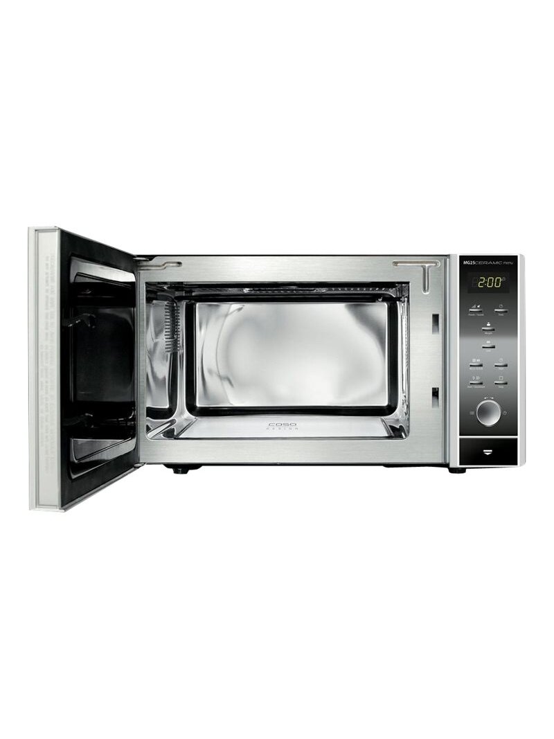 Caso | Microwave oven with Grill | MG 25 | Free standing | 900 W | Grill | Silver/Black 1