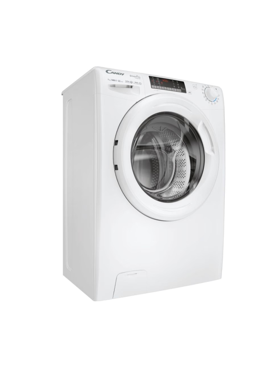 Candy Washing machine | CO4 374TWM6/1-S | Energy efficiency class A | Front loading | Washing capacity 7 kg | 1300 RPM | Depth 45.4 cm | Width 60 cm | Display | 4-digit | Direct drive | Wi-Fi | White 4