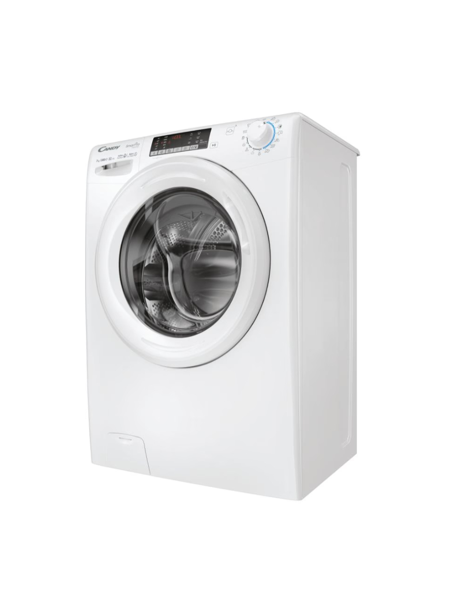 Candy Washing machine | CO4 374TWM6/1-S | Energy efficiency class A | Front loading | Washing capacity 7 kg | 1300 RPM | Depth 45.4 cm | Width 60 cm | Display | 4-digit | Direct drive | Wi-Fi | White 5