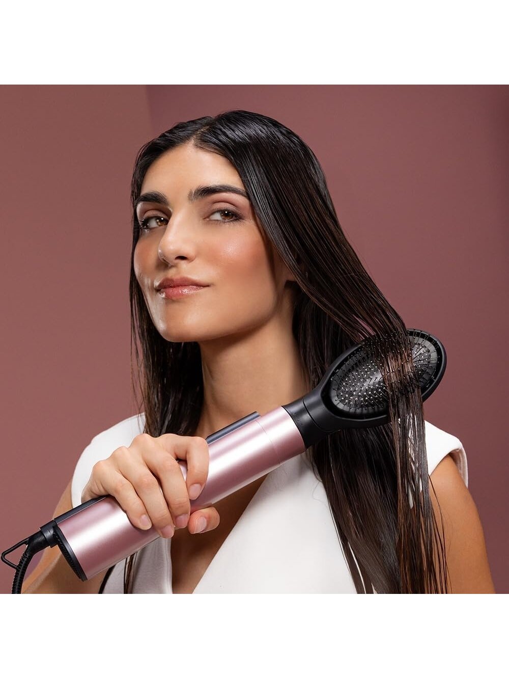 Cecotec Air Brush | CeramicCare 10in1 AirBrush | Ion conditioning | Number of heating levels 3 | 1200 W | Black/Pink 6