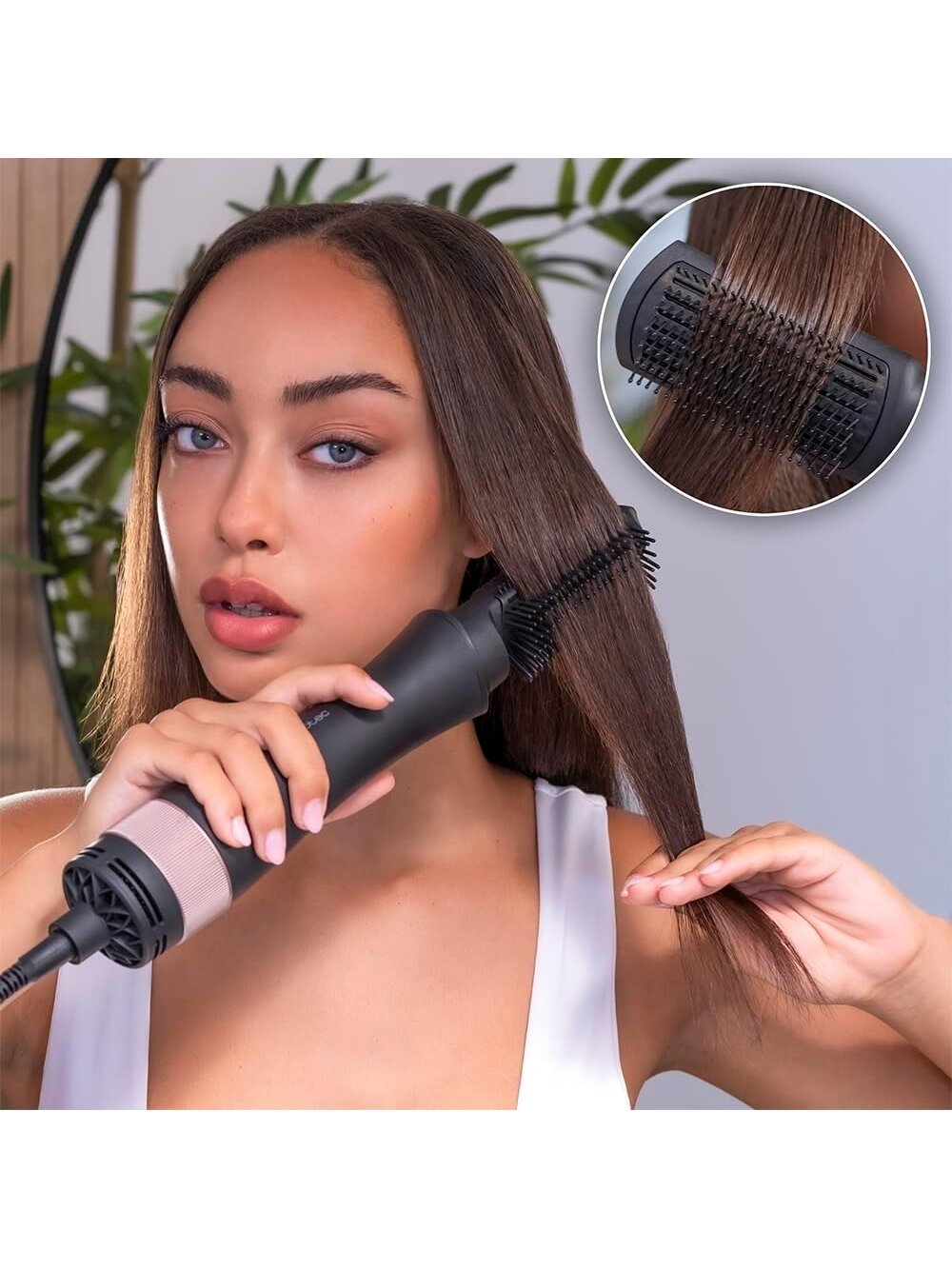 Cecotec Air brush | CeramicCare 10in1 Styler 10-in-1 | Number of heating levels 3 | 1000 W | Black 2 Cecotec Air brush | CeramicCare 10in1 Styler 10-in-1 | Number of heating levels 3 | 1000 W | Black 2