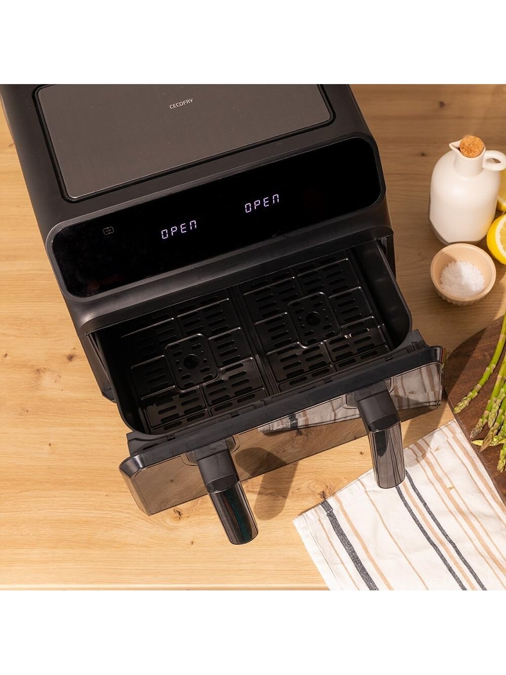 Cecotec Double hot air fryer | Cecofry Advance 9000 Window | Power 2200 W | Capacity 9 L | Black 2