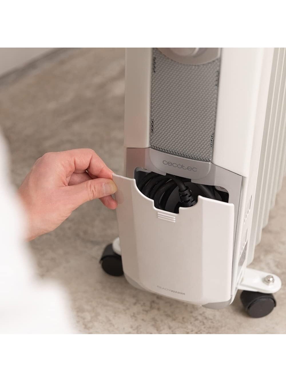 Cecotec ReadyWarm 11000 Space | Oil Radiator | 2500 W | Number of power levels 3 | Suitable for rooms up to 25 m² | White 2