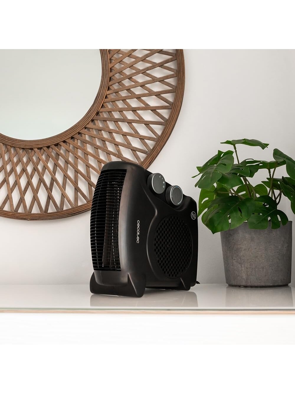 Cecotec ReadyWarm 2000 Max Dual Black | Fan heater | 2000 W | Number of power levels 3 | Suitable for rooms up to 20 m² | Black 6 Cecotec ReadyWarm 2000 Max Dual Black | Fan heater | 2000 W | Number of power levels 3 | Suitable for rooms up to 20 m² | Black 6