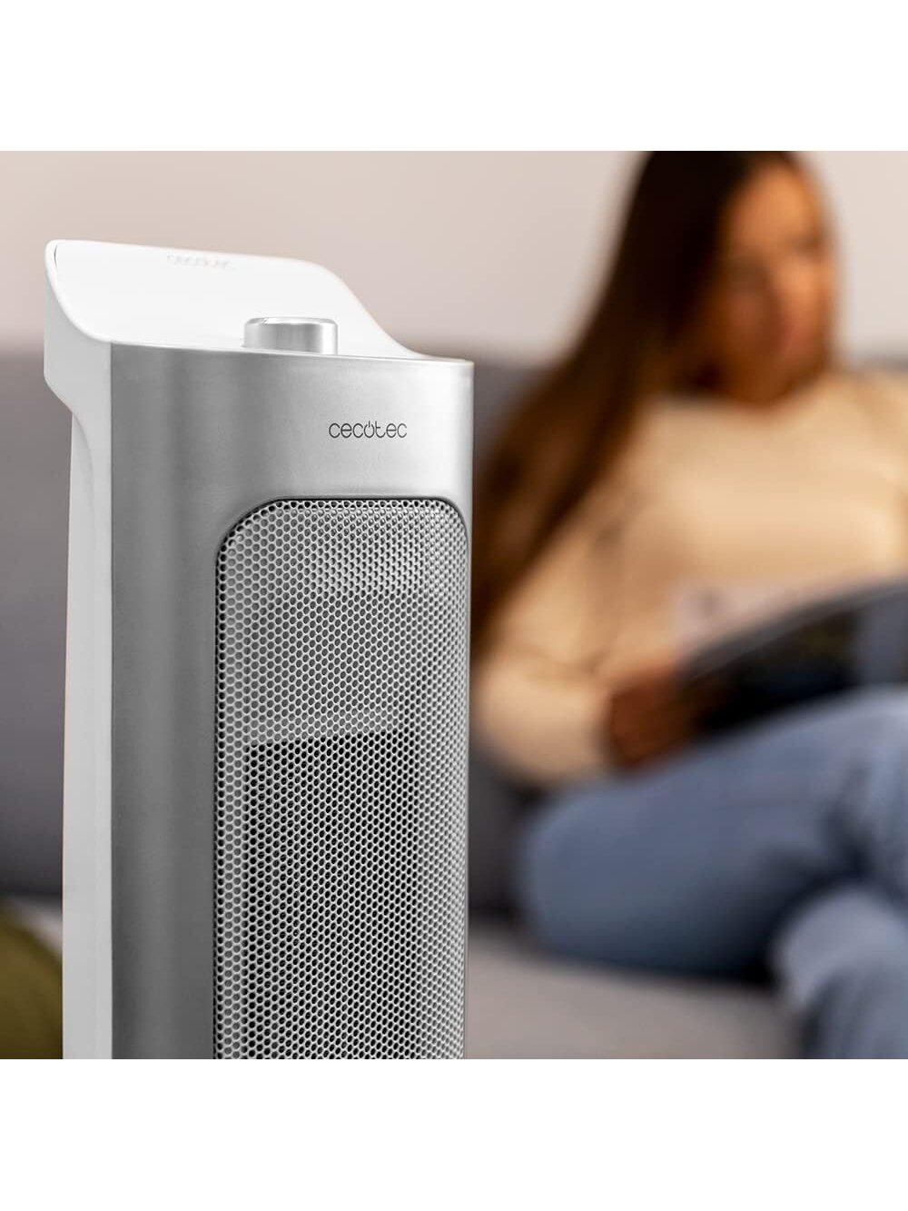 Cecotec ReadyWarm 6700 Ceramic Sky | Ceramic Heater | 2000 W | Number of power levels 3 | Suitable for rooms up to 20 m² | Suitable for rooms up to 45 m³ | White 2 Cecotec ReadyWarm 6700 Ceramic Sky | Ceramic Heater | 2000 W | Number of power levels 3 | Suitable for rooms up to 20 m² | Suitable for rooms up to 45 m³ | White 2