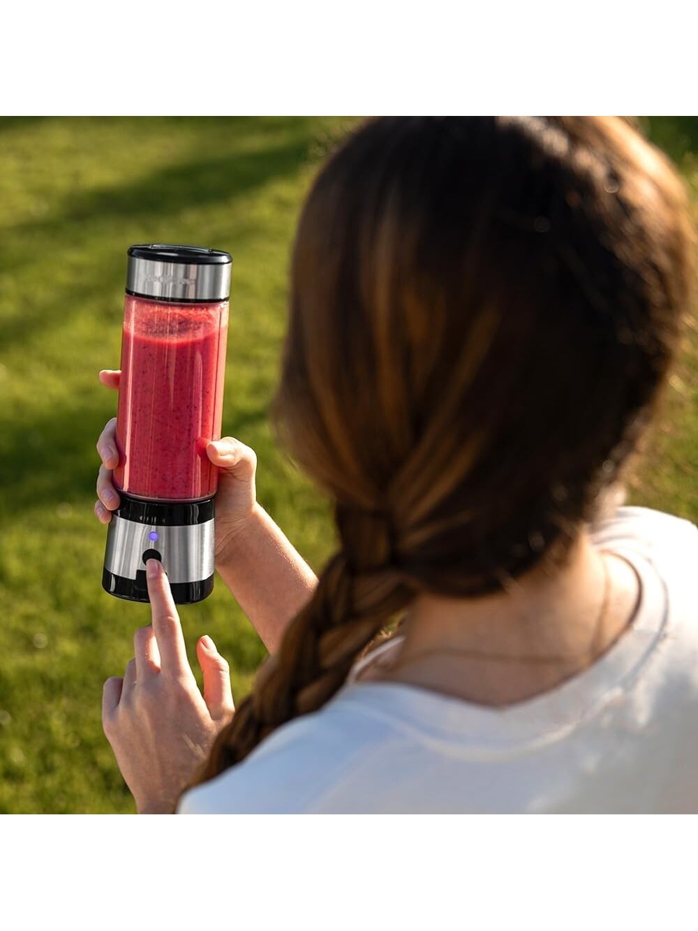Cecotec Smoothie Blender | WanderlustMix USB | Portable | 126 W | Jar capacity 0.4 L | Ice crushing | Inox 1