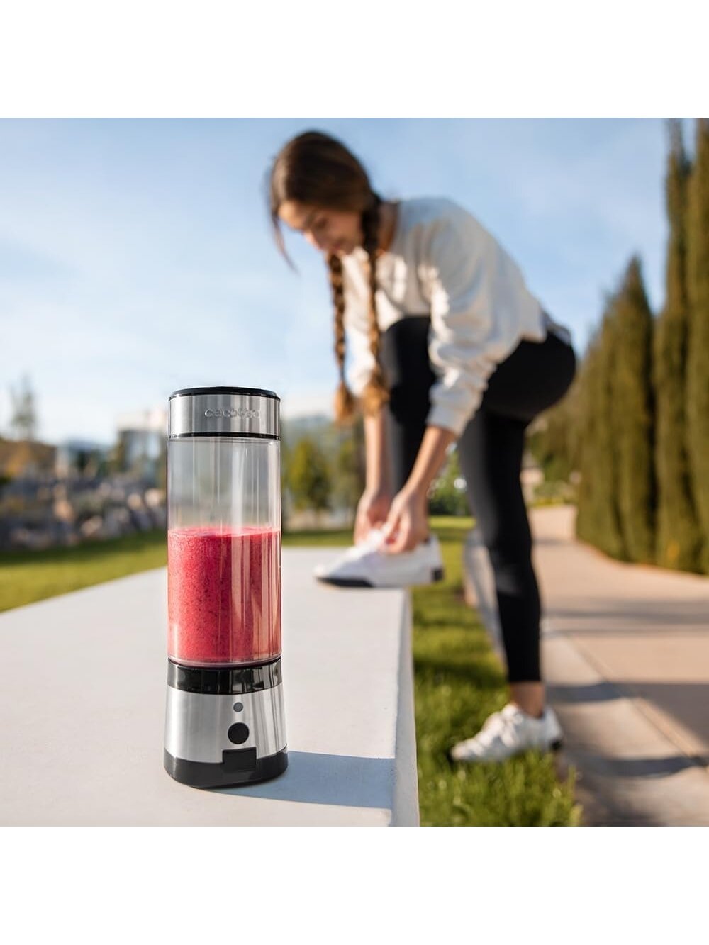 Cecotec Smoothie Blender | WanderlustMix USB | Portable | 126 W | Jar capacity 0.4 L | Ice crushing | Inox 2